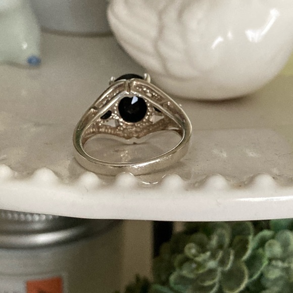 Sapphire silver ring - Picture 7 of 7